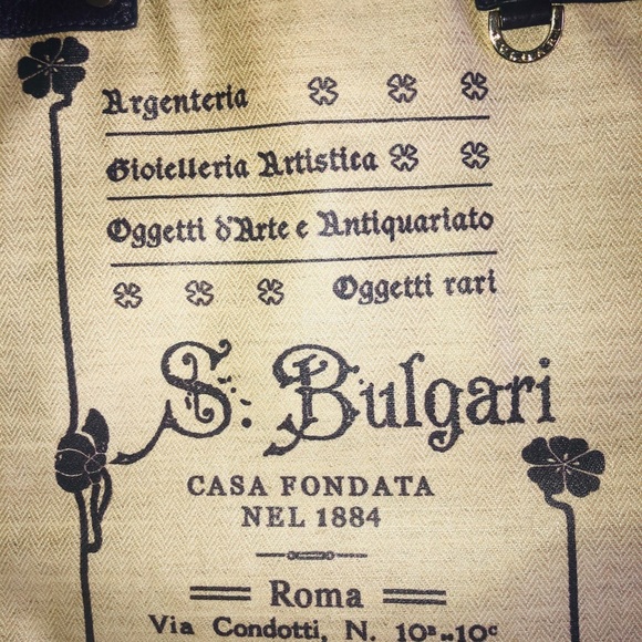 Bulgari canvas tote - Picture 4 of 4